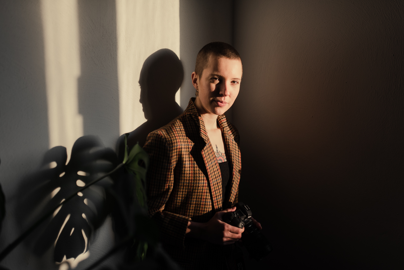 Incense and White Candles on a Stool